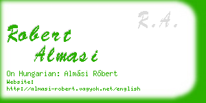 robert almasi business card